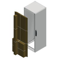 Drzwi pełne 2000X500mm pojedyncze | NSYSFD205 Schneider Electric