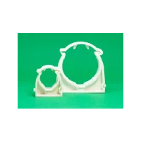 Uchwyt zamykany do rur UZ 18 biały (100szt) | 21-102-00 Minbud