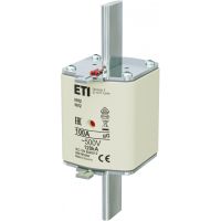 Wkładka bezpiecznikowa (topikowa) NH2 100A gG 500V zwłoczna | 004185240 Eti