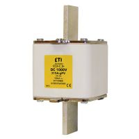 Wkładka bezpiecznikowa (topikowa) NHU3 315A gPV 1000V DC Fotowoltaika - PV / Zaciski śrubowe U | 004110298 Eti