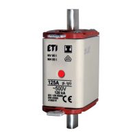 Wkładka bezpiecznikowa (topikowa) NH00/I 125A gG 690V zwłoczna / Zaczepy izolowane | 004192315 Eti