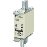 Wkładka bezpiecznikowa (topikowa) NH000/K 25A gG 690V zwłoczna / Z wybijakiem | 004111178 Eti