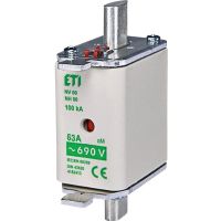 Wkładka bezpiecznikowa (topikowa) NH00 63A aM 690V silnikowa | 004182412 Eti