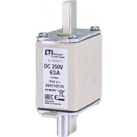 Wkładka bezpiecznikowa (topikowa) NH00/K 63A 250V DC / Z wybijakiem | 004110135 Eti
