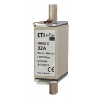 Wkładka bezpiecznikowa (topikowa) NH000 32A gBat 80V DC Magazyny energii | 004110077 Eti