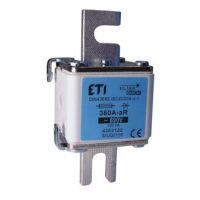 Wkładka bezpiecznikowa (topikowa) NHS1/80/M 630A aR 690V ultraszybka / Zaciski śrubowe S | 004383728 Eti