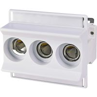 Gniazdo bezpiecznikowe na szynę 3P 16A D01 400V DIN D01N/3-K E14 | 002221021 Eti