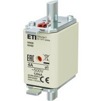 Wkładka bezpiecznikowa (topikowa) NH00 4A gG 500V zwłoczna | 004182202 Eti