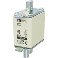 Wkładka bezpiecznikowa (topikowa) NH00/K 100A gG 690V zwłoczna / Z wybijakiem | 004111185 Eti