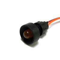 Lampka diodowa Klp 10O/12-24V pomarańczowa, klosz fi 10mm | 84410008 Simet