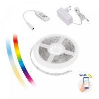 Taśma LED 17W/5m RGBW+CCT+Dimm (5m rolka) w silikonie+kontroler+zasilacz WI-FI Spectrum Smart (zesta | WOJ+14493 Wojnarowscy