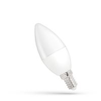 Lampa LED 4W 340lm CW 6000K E14 230V świeczka zimna biała | WOJ+13035_4W Wojnarowscy