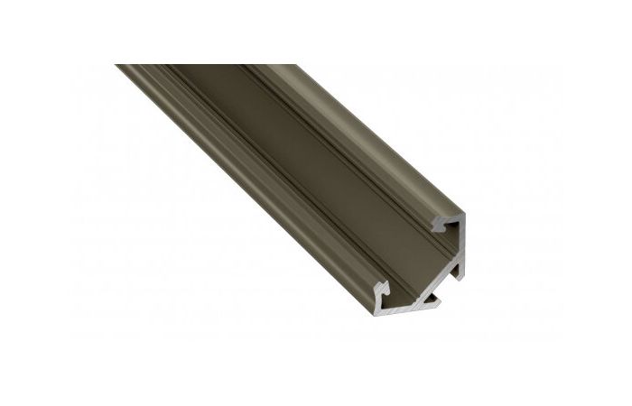 Profil C kątowy 2m inox anodowany AL-PROFIL C 16,6x23,3mm GXLP817 | 10-0033-20 LED Labs
