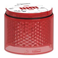 Moduł świetlny, kolumna świetlna, czerwony, śr.70mm, błyskający, kolorowa soczewka, Harmony XVB7 | XVB7C64 Schneider Electric