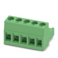 Łączniki wtykowe płytek drukowanych MSTB 2,5/ 5-ST, 5-biegunowy, 320V, zielony | 1754504 Phoenix Contact