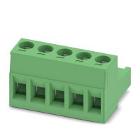 Łączniki wtykowe płytek drukowanych MSTB 2,5/ 5-ST-5,08, 5-biegunowy, 320V, zielony | 1757048 Phoenix Contact