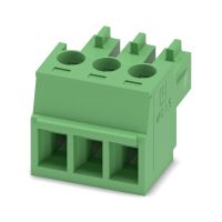 Łączniki wtykowe płytek drukowanych MC 1,5/ 3-ST-3,81, 3-biegunowy, 160V, zielony | 1803581 Phoenix Contact