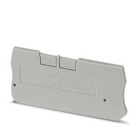 Pokrywa zamykająca D-PT 1,5/S-TWIN, szary | 3208184 Phoenix Contact