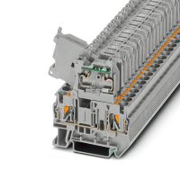 Zacisk szeregowy zabezpieczający - PT 4-HESILED 24 (5X20) GY/GY | 1058860 Phoenix Contact