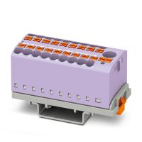 Blok rozdzielacza PTFIX 6/18X2,5-NS35 VT, fioletowy | 3273126 Phoenix Contact