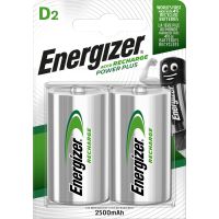 Akumulator Energizer Power Plus 2500mAh R20 D/2 (2szt.) | 7638900138757 Energizer