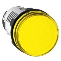 Wskaźnik świetlny Fi-22mm żółty zintegrowany LED 24V zacisk śrubowy, Harmony XB7 | XB7EV05BP Schneider Electric