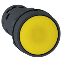 Przycisk z samopowrotem żółty 1NO, Harmony XB7 | XB7NA81 Schneider Electric