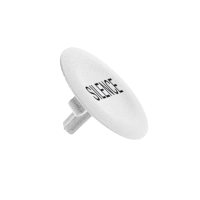Biała wkładka oznaczona SILENCE do przycisku okrągłego fi22 Harmony XB4 | ZBA147 Schneider Electric