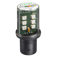 Dioda LED zielona 24V, podstawa mocująca ba 15d Harmony XVB | DL1BDB3 Schneider Electric