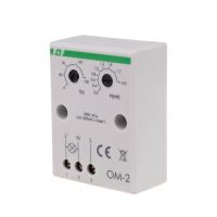 Ogranicznik mocy OM-2 regulowany czas powrotu montaż natablicowy, 200-2000VA | OM-2 F&F