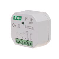 Przekaźnik elektromagnetyczny PP-1P-230V 16A 1 styk przełączny (NO/NC) montaż podtynkowy | PP-1P-230V F&F