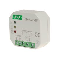 Wzmacniacz sygnału zasilającego do oświetlenia LED do puszki podtynkowej | LED-AMP-1P F&F