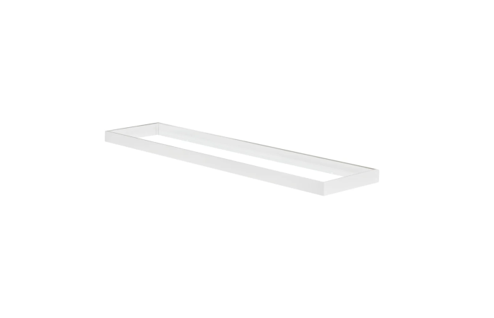 Ramka natynkowa do paneli ADTR 12030 W dł. 120cm szer. 30cm wys.4,5cm kolor biały złożona | 27611 Kanlux