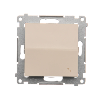 Łącznik schodowy (moduł) 16AX, 250V, zaciski śrubowe, krem DW6A.01/41 Simon 54 | DW6A.01/41 Kontakt Simon