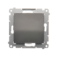 Łącznik dwubiegunowy (moduł) 16AX, 250V, zaciski śrubowe, antracyt DW2A.01/48 Simon 54 | DW2A.01/48 Kontakt Simon