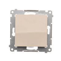Przycisk pojedynczy zwierny bez piktogramu (moduł) 16AX, 250V, zaciski śrubowe, kremowy DP1A.01/41 | DP1A.01/41 Kontakt Simon