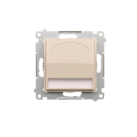 Oprawa oświetleniowa LED, 230 V AC, 1.1 W, białe ciepłe 3100 K, kremowy DOS.01/41 Simon 54 | DOS.01/41 Kontakt Simon