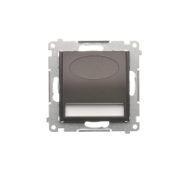 Oprawa oświetleniowa LED, 230 V AC, 1.1 W, białe ciepłe 3100 K, brąz mat DOS.01/46 Simon 54 | DOS.01/46 Kontakt Simon