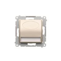 Oprawa oświetleniowa LED, 230 V AC, 1.1 W, białe zimne 5900 K, złoty mat DOSA.01/44 Simon 54 | DOSA.01/44 Kontakt Simon