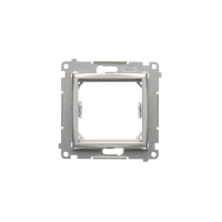 Adapter (przejściówka) na osprzęt standardu 45x45mm, srebrny mat DA45.01/43 Simon 54 | DA45.01/43 Kontakt Simon