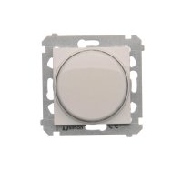 Ściemniacz obrotowy do LED ściemnialnych 230 V (moduł) 1–100 W, biały DS9L.01/11 Simon 54 | DS9L.01/11 Kontakt Simon