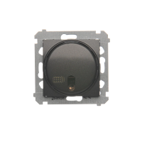 Łącznik zdalnie sterowany z przekaźnikiem (moduł) 8(2) A, 230V, antracyt DWP10P.01/48 Simon 54 | DWP10P.01/48 Kontakt Simon