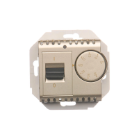 Regulator temperatury z czujnikiem wewnętrznym 16(2)A, 230V, złoty mat DRT10W.02/44 Simon 54 | DRT10W.02/44 Kontakt Simon