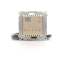 Regulator temperatury z wyświetlaczem z czujnikiem zewnętrznym (moduł) 16(2) A, 230V, złoty mat | DTRNSZ.01/44 Kontakt Simon