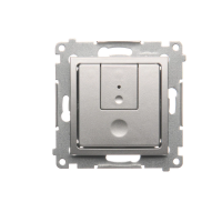 Ściemniacz dwuprzyciskowy (moduł) 40–500 W (300 VA), srebrny mat D75310.01/43 Simon 54 | D75310.01/43 Kontakt Simon