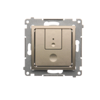 Ściemniacz dwuprzyciskowy (moduł) 40–500 W (300 VA), złoty mat D75310.01/44 Simon 54 | D75310.01/44 Kontakt Simon