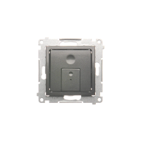 Ściemniacz dwuprzyciskowy (moduł) 40–500 W (300 VA), antracyt D75310.01/48 Simon 54 | D75310.01/48 Kontakt Simon