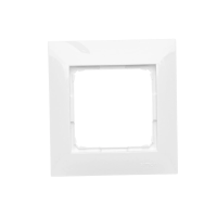 Ramka pojedyncza, do puszek karton-gips, biały, IP20/[IP44], Simon 54 Premium | DRK1/11 Kontakt Simon