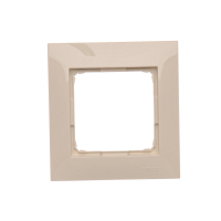 Ramka pojedyncza PREMIUM do puszek karton-gips IP20/IP44, krem DRK1/41 Simon 54 Premium | DRK1/41 Kontakt Simon