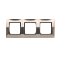 Ramka potrójna PREMIUM IP20/IP44, inox DR3/61 Simon 54 Premium | DR3/61 Kontakt Simon